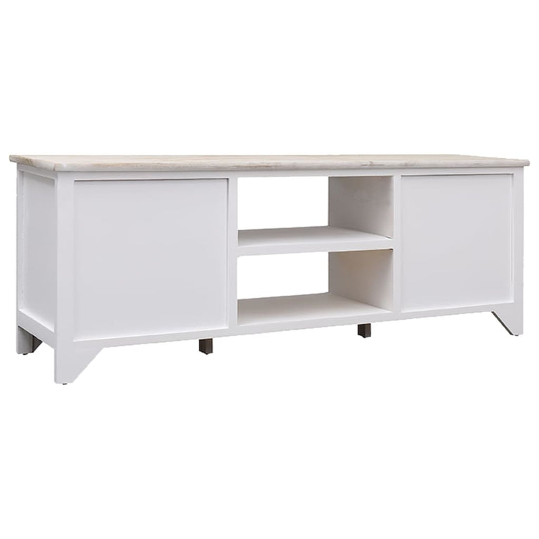 Tv-meubel 108x30x40 cm massief paulowniahout MeubelReus