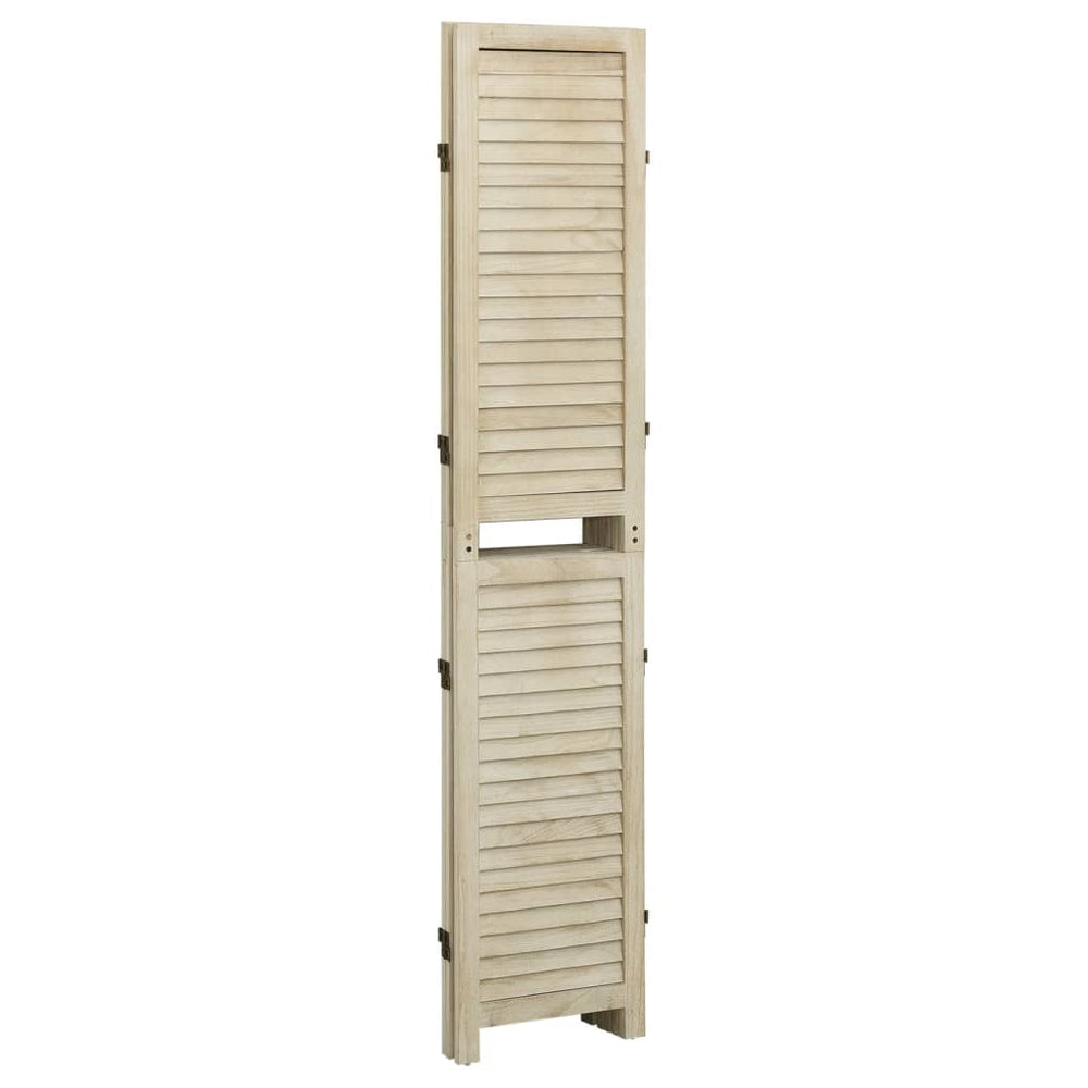 Kamerscherm met 3 panelen 105x165 cm massief paulowniahout MeubelReus