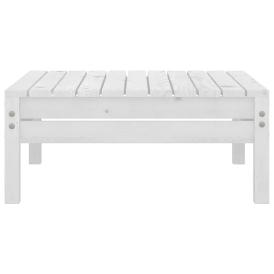 3-delige Loungeset massief grenenhout wit MeubelReus