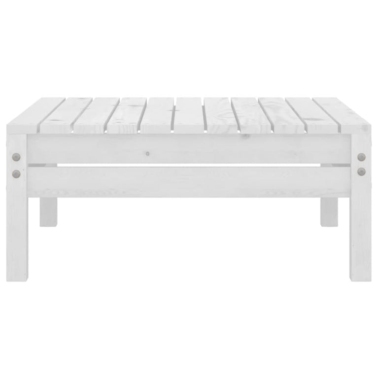 3-delige Loungeset massief grenenhout wit MeubelReus