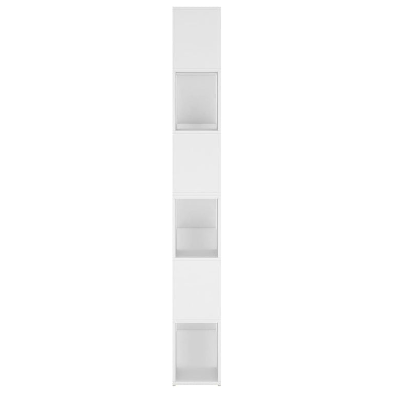 Boekenkast/kamerscherm 100x24x188 cm wit