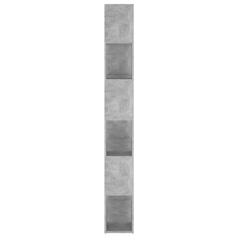 Boekenkast/kamerscherm 100x24x188 cm betongrijs MeubelReus
