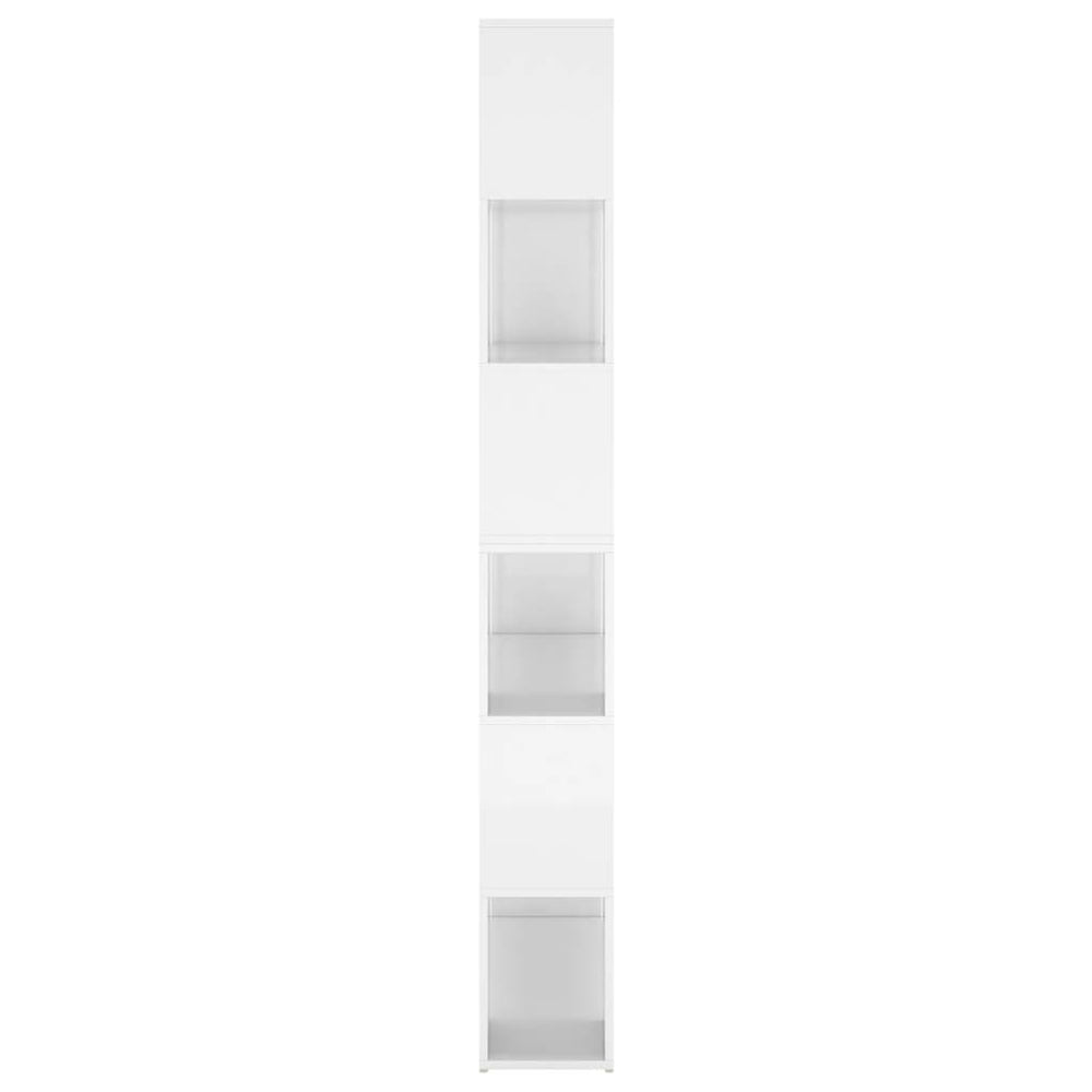 Boekenkast/kamerscherm 100x24x188 cm hoogglans wit MeubelReus