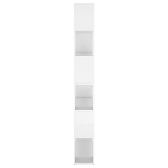 Boekenkast/kamerscherm 100x24x188 cm hoogglans wit MeubelReus
