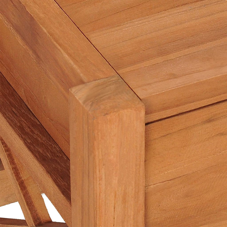 Tv-meubel met lades 120x40x45 cm massief teakhout MeubelReus