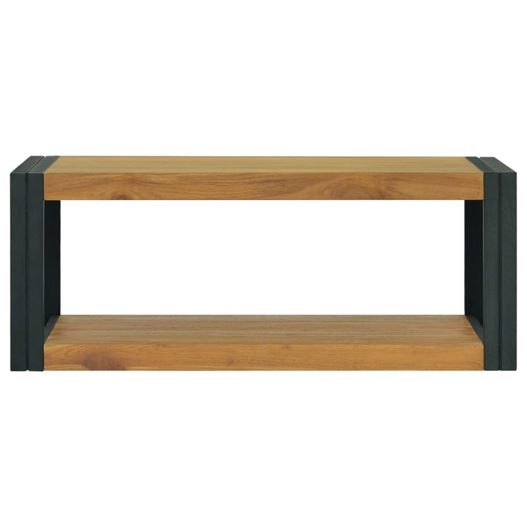 Badkamerkast 90x45x35 cm massief teakhout MeubelReus