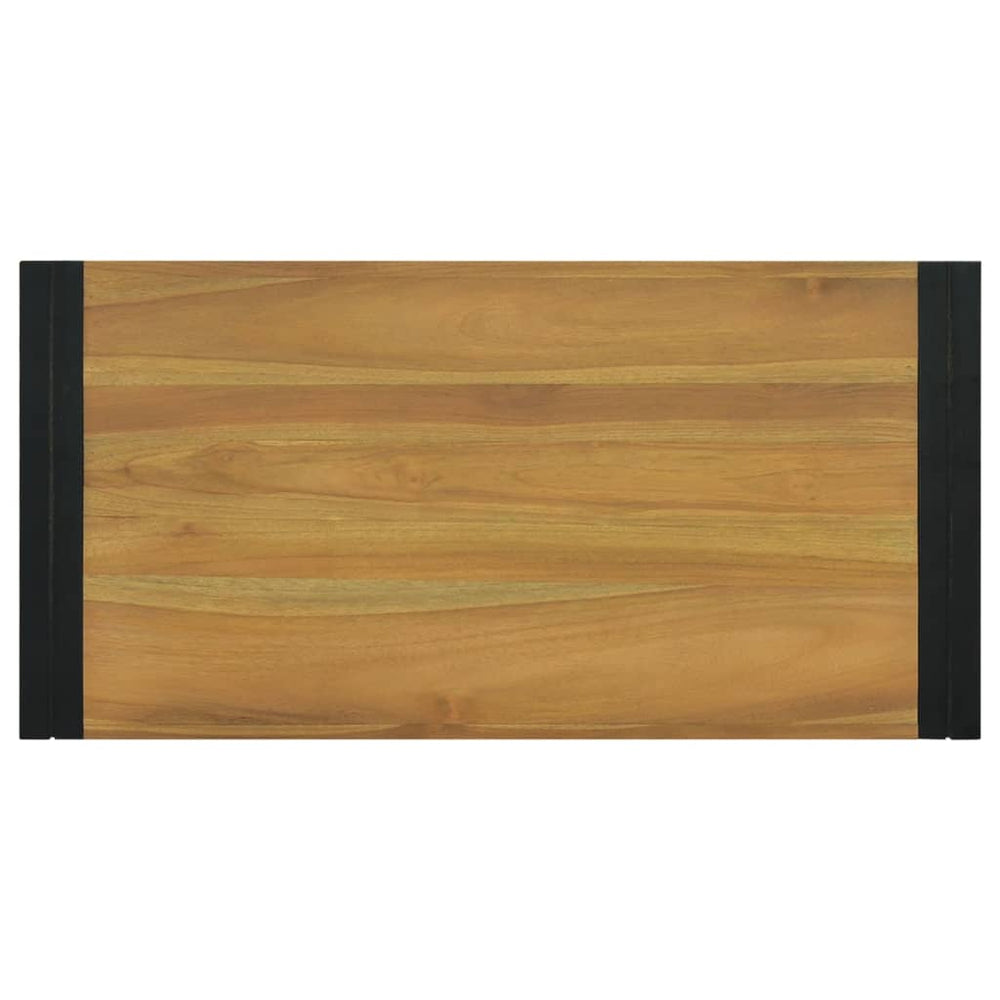 Badkamerkast 90x45x35 cm massief teakhout MeubelReus