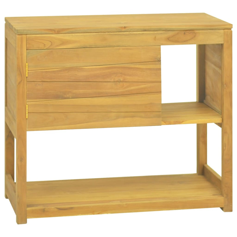 Badkamerkast 85x40x75 cm massief teakhout MeubelReus
