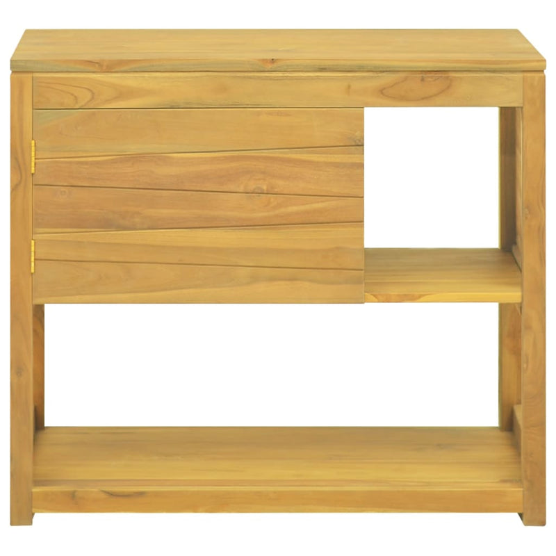 Badkamerkast 85x40x75 cm massief teakhout MeubelReus