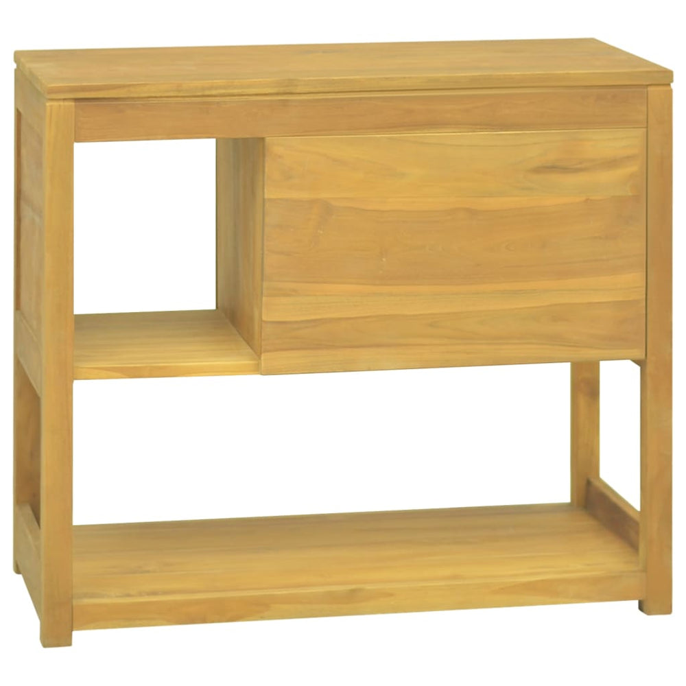 Badkamerkast 85x40x75 cm massief teakhout MeubelReus
