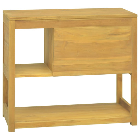 Badkamerkast 85x40x75 cm massief teakhout MeubelReus