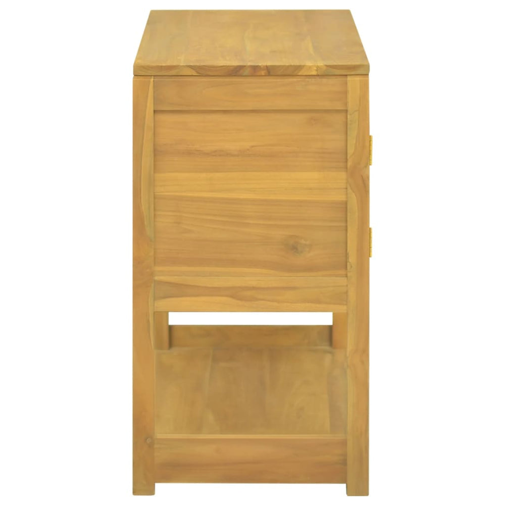 Badkamerkast 85x40x75 cm massief teakhout MeubelReus