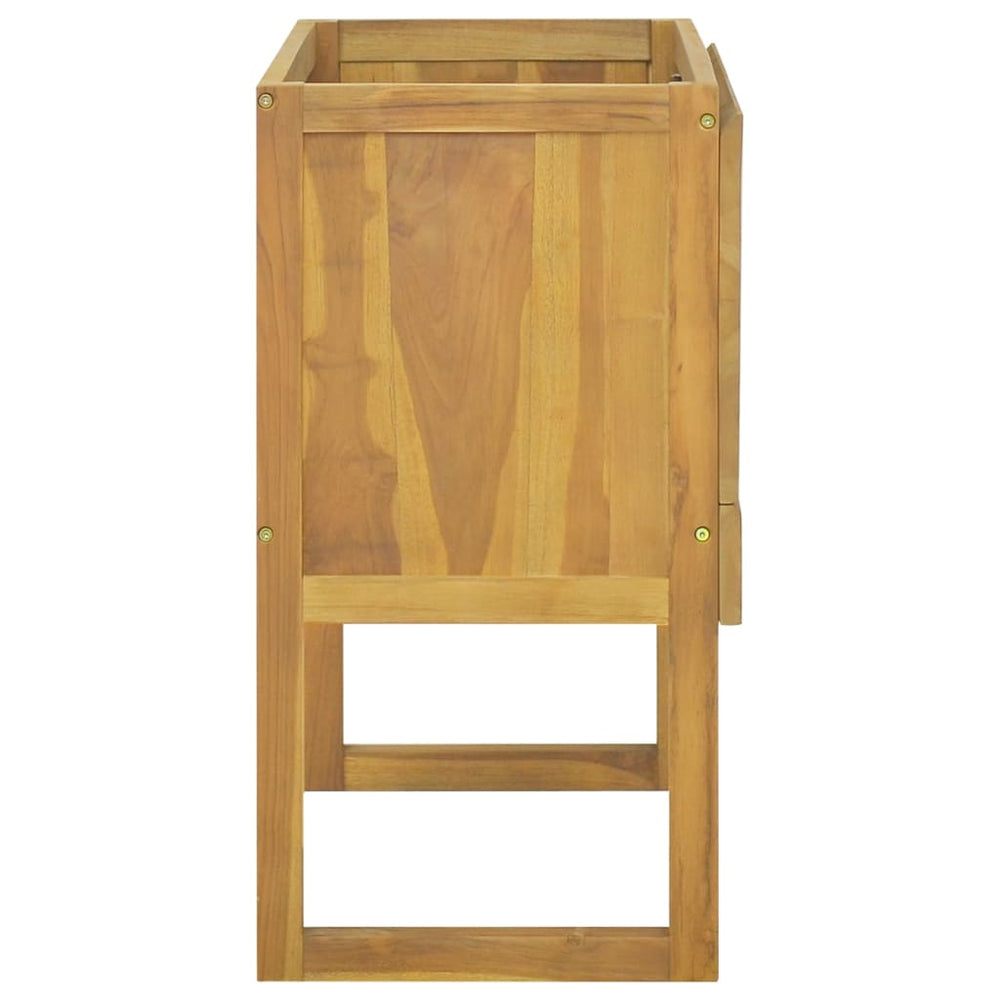 Badkamerkast 90x45x75 cm massief teakhout MeubelReus