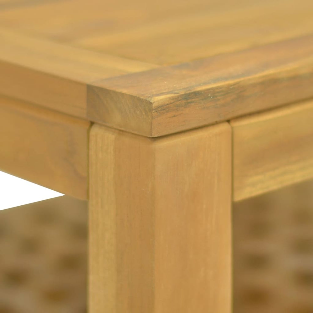 Salontafel 60x60x40 cm massief teakhout MeubelReus