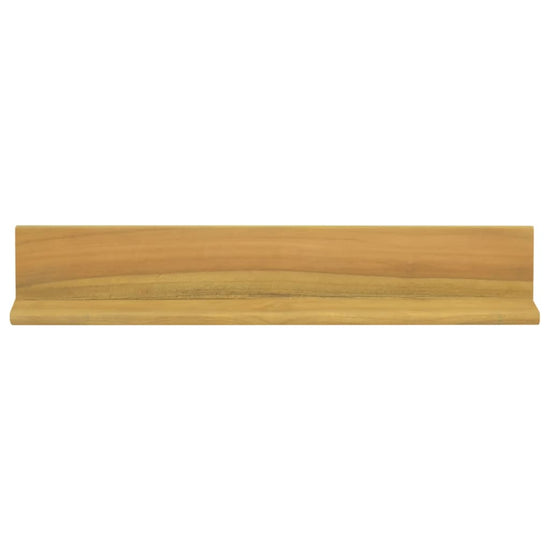 Wandschappen 2 st 60x10x10 cm massief teakhout MeubelReus