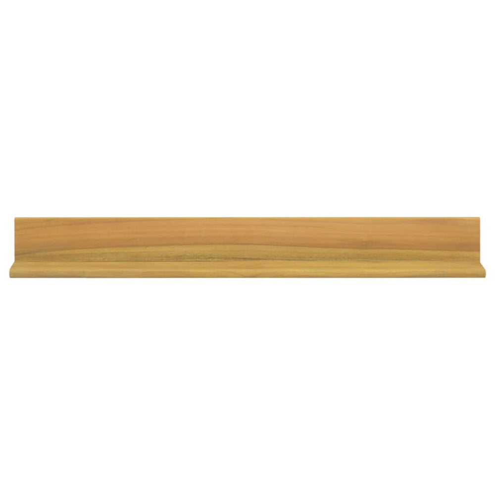 Wandschappen 2 st 90x10x10 cm massief teakhout MeubelReus