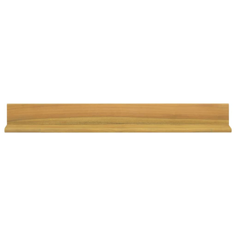 Wandschappen 2 st 90x10x10 cm massief teakhout MeubelReus