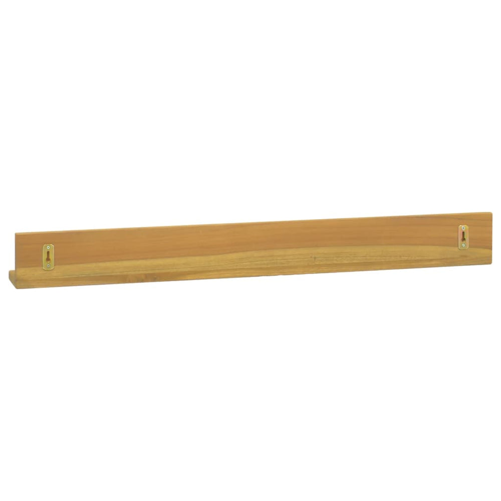 Wandschappen 2 st 90x10x10 cm massief teakhout MeubelReus