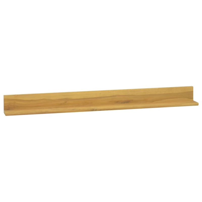 Wandschappen 2 st 110x10x10 cm massief teakhout MeubelReus