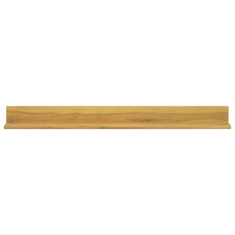 Wandschappen 2 st 110x10x10 cm massief teakhout MeubelReus