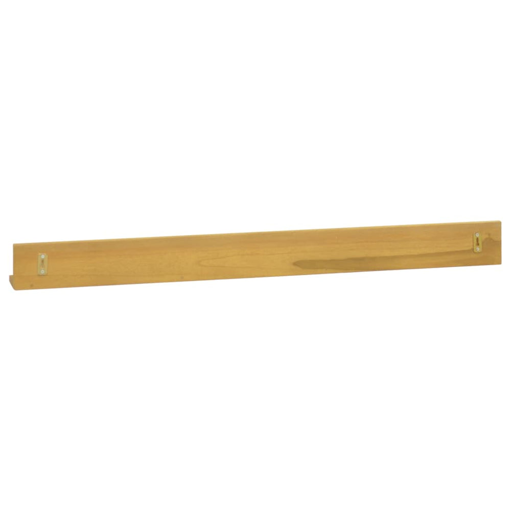 Wandschappen 2 st 110x10x10 cm massief teakhout MeubelReus