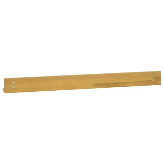 Wandschappen 2 st 110x10x10 cm massief teakhout MeubelReus