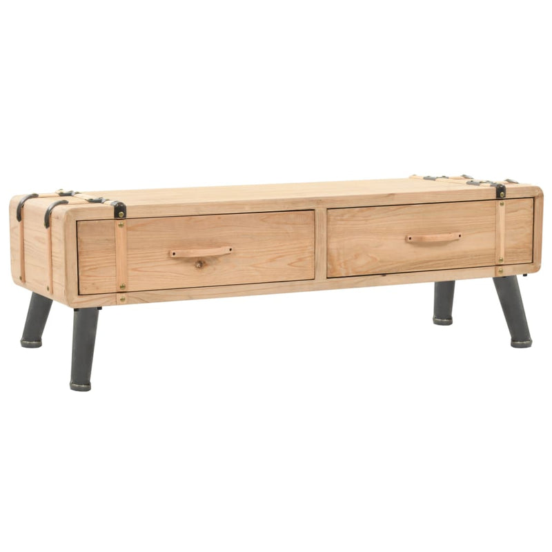 Tv-meubel 110x33x35 cm massief vurenhout MeubelReus