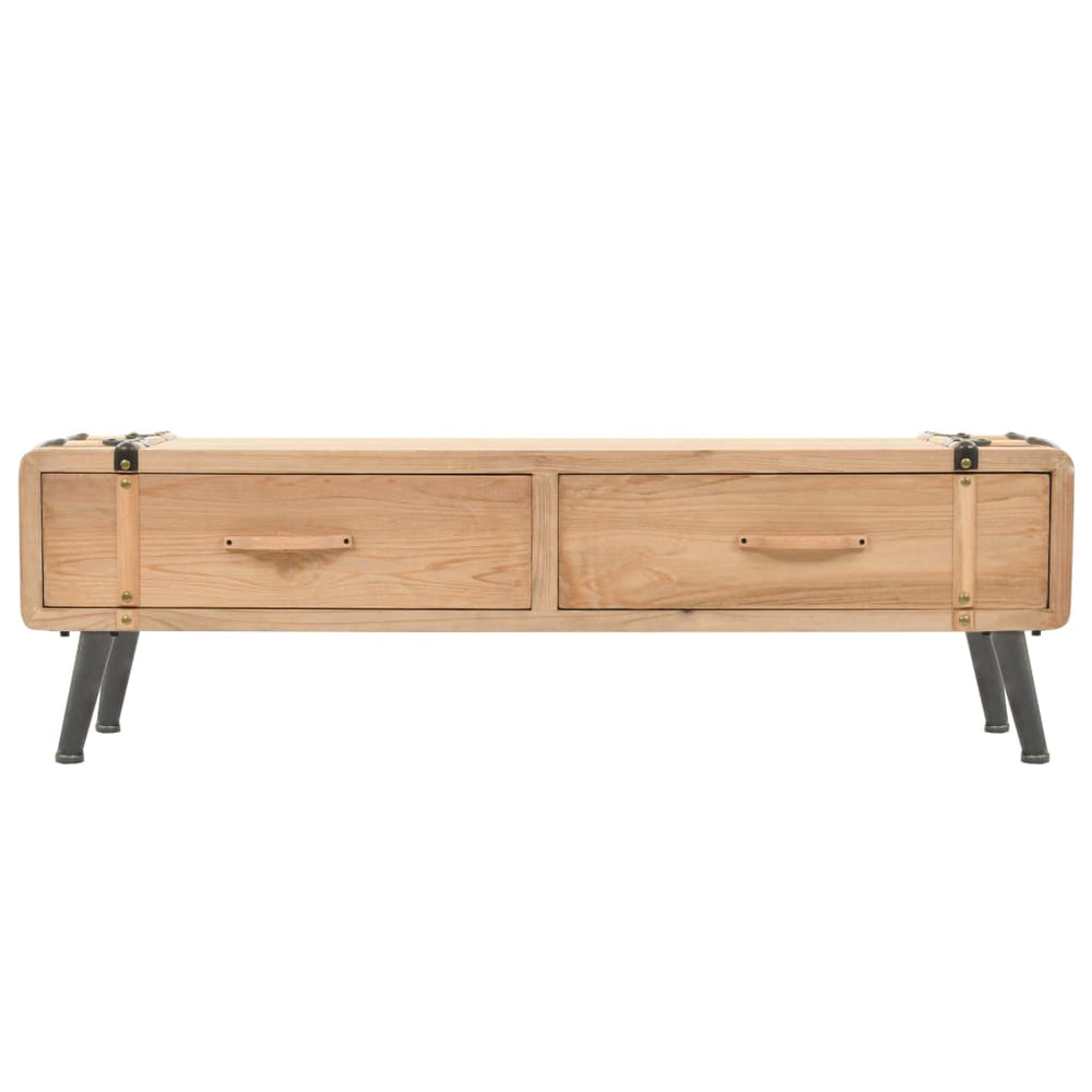 Tv-meubel 110x33x35 cm massief vurenhout MeubelReus