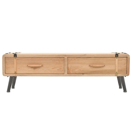 Tv-meubel 110x33x35 cm massief vurenhout MeubelReus