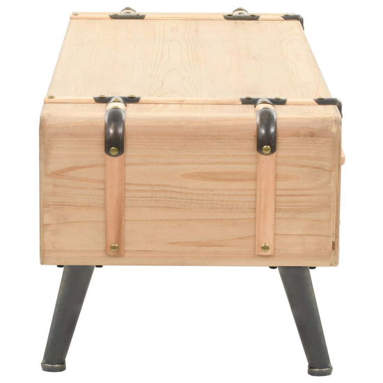 Tv-meubel 110x33x35 cm massief vurenhout MeubelReus