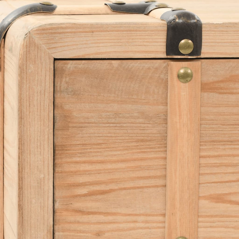 Tv-meubel 110x33x35 cm massief vurenhout MeubelReus