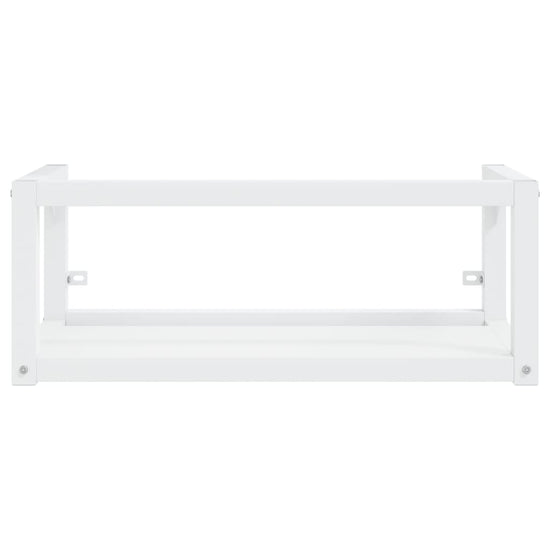 Wastafelframe wandgemonteerd 79x38x31 cm ijzer wit MeubelReus