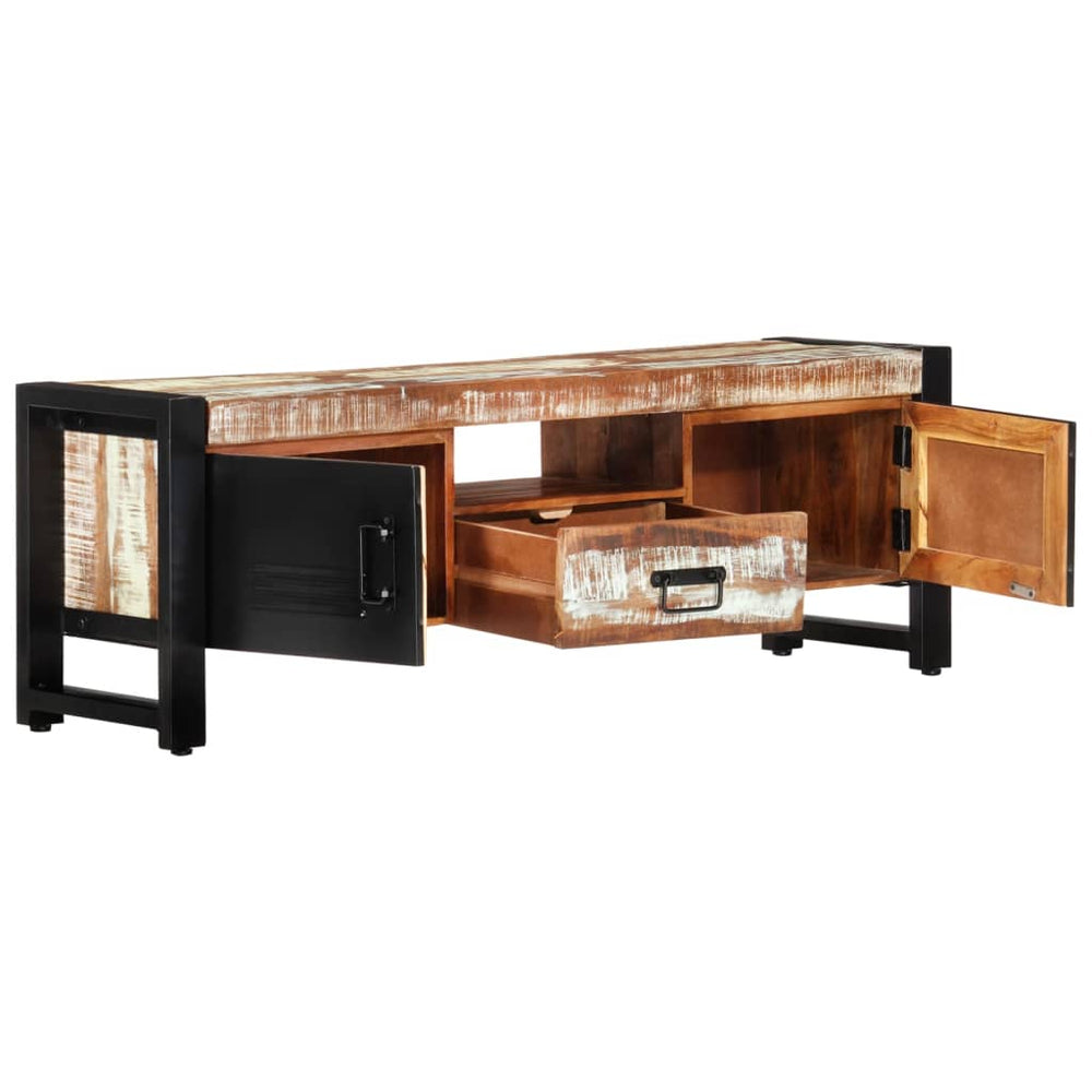Tv-meubel 120x30x40 cm massief gerecycled hout MeubelReus