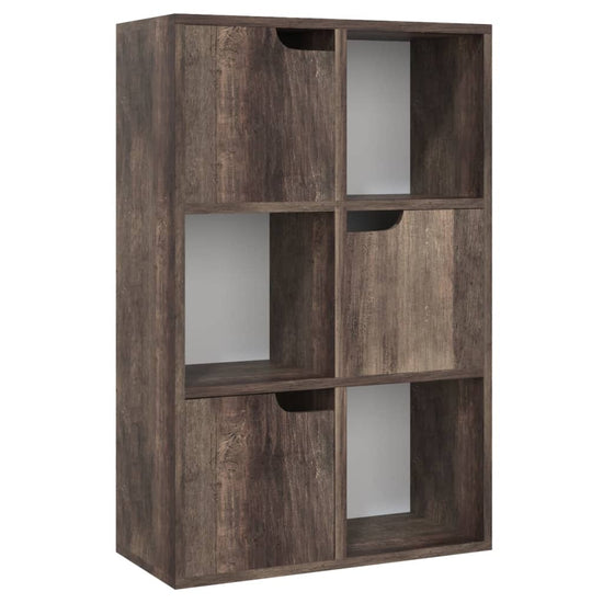 Boekenkast 60x27,5x88 cm spaanplaat gerookt eiken MeubelReus