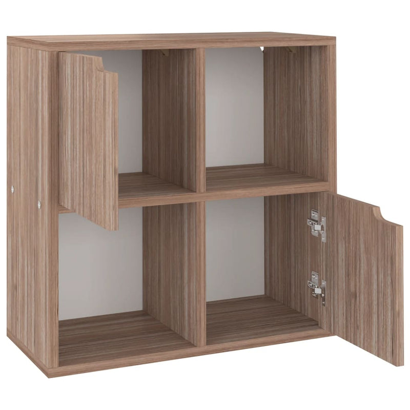 Boekenkast 60x27,5x59,5 cm spaanplaat grijs sonoma eiken MeubelReus