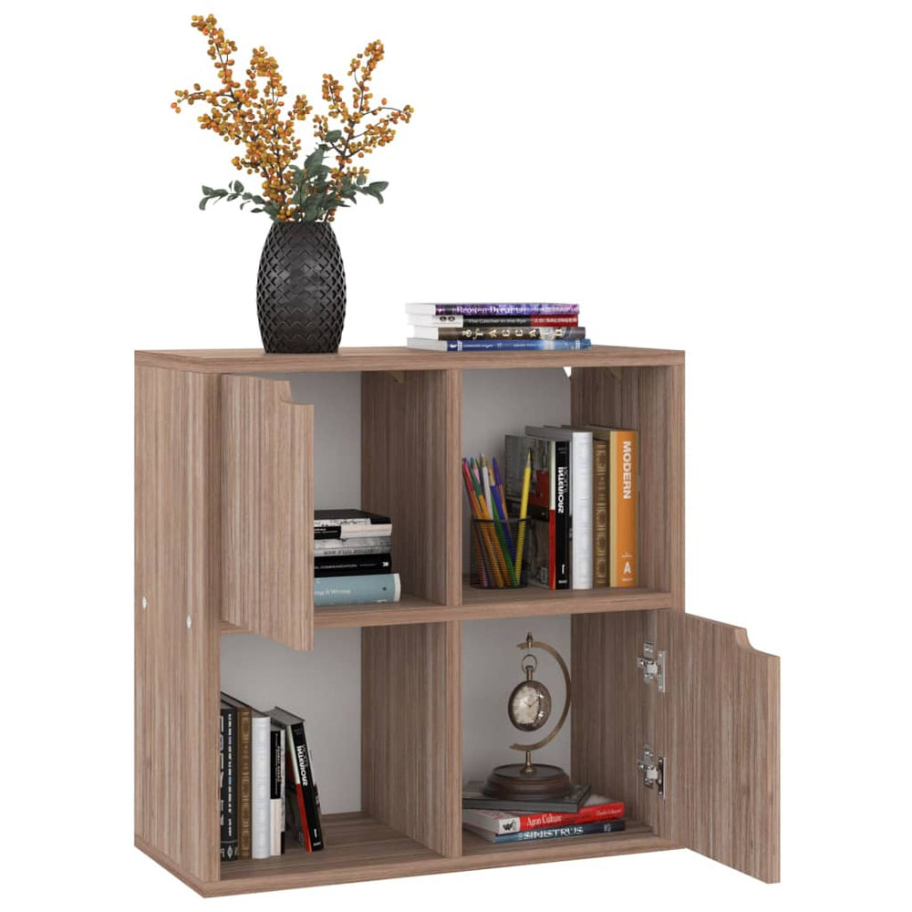 Boekenkast 60x27,5x59,5 cm spaanplaat grijs sonoma eiken MeubelReus