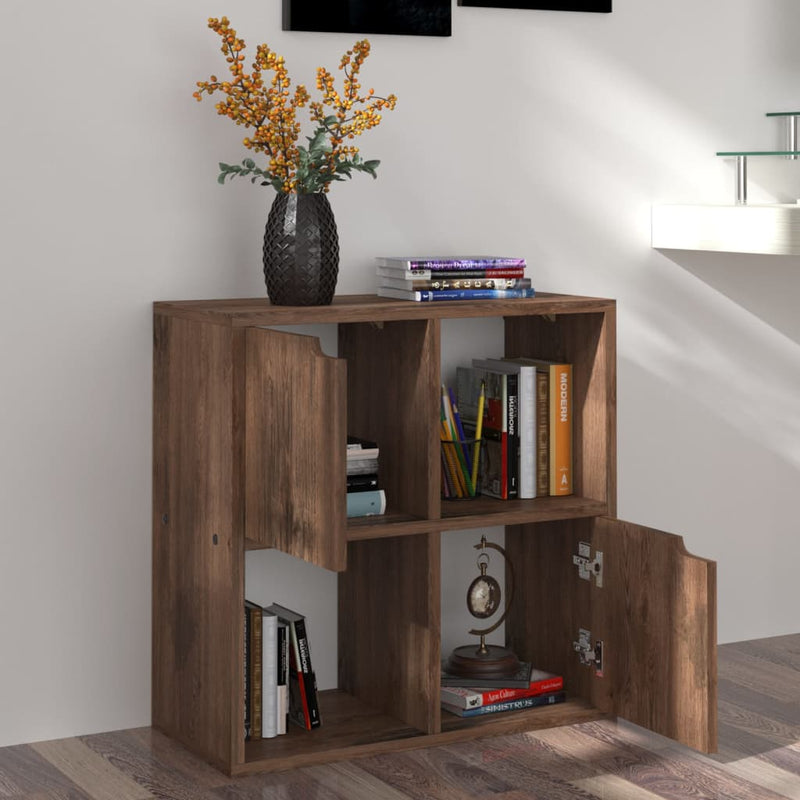 Boekenkast 60x27,5x59,5 cm spaanplaat gerookt eiken MeubelReus