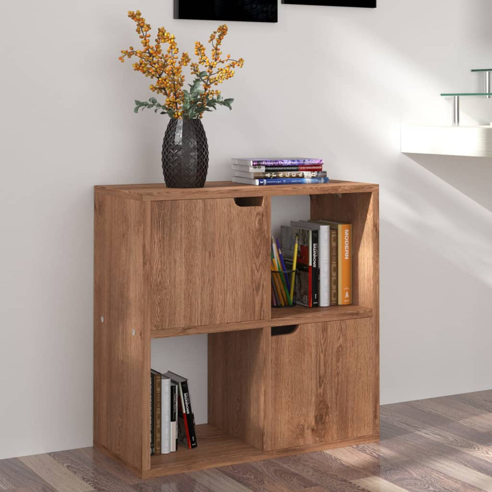 Boekenkast 60x27,5x59,5 cm spaanplaat bruin eiken MeubelReus
