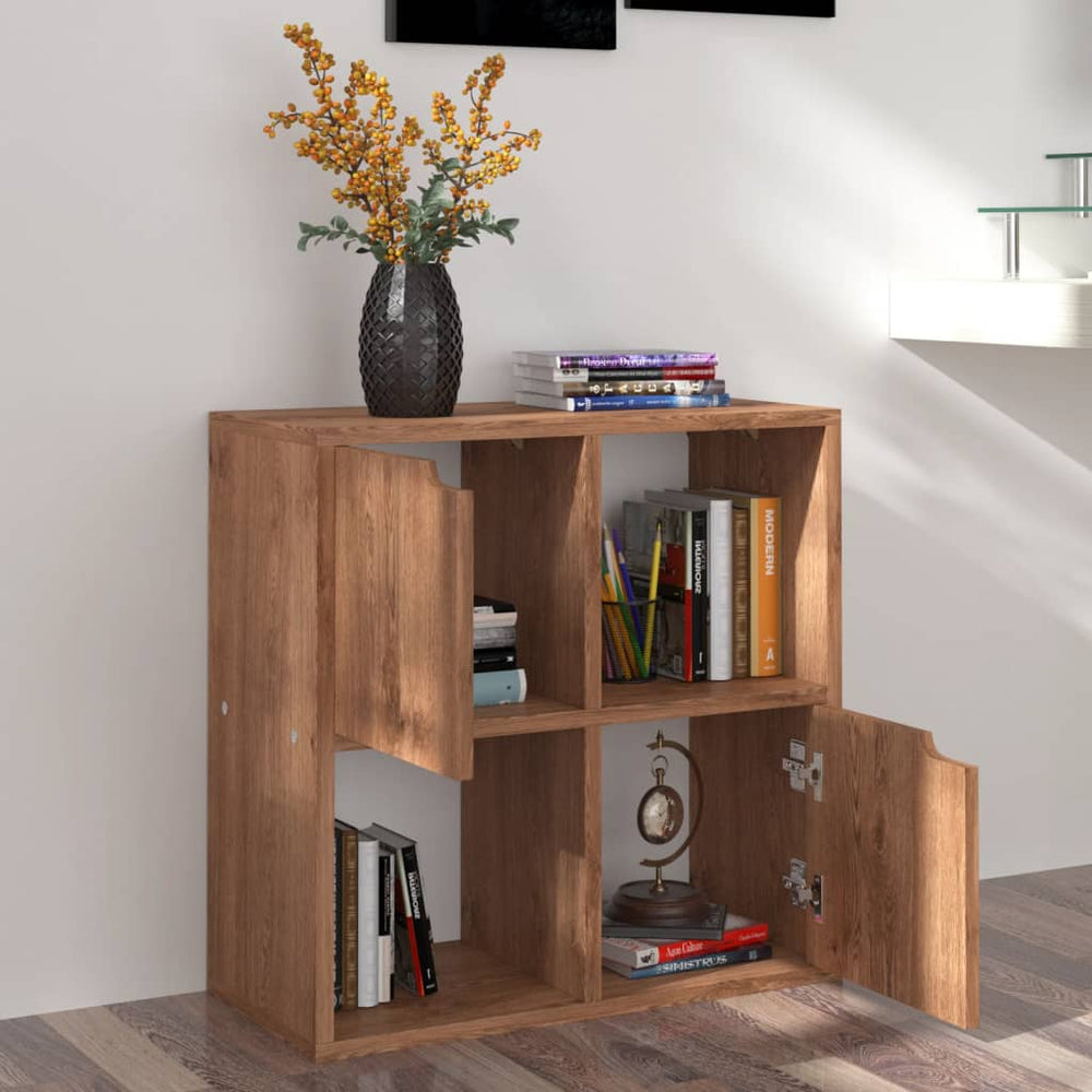 Boekenkast 60x27,5x59,5 cm spaanplaat bruin eiken MeubelReus
