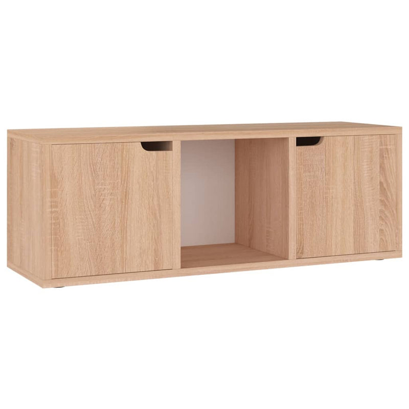 Tv-meubel 88,5x27,5x30,5 cm spaanplaat sonoma eikenkleurig MeubelReus