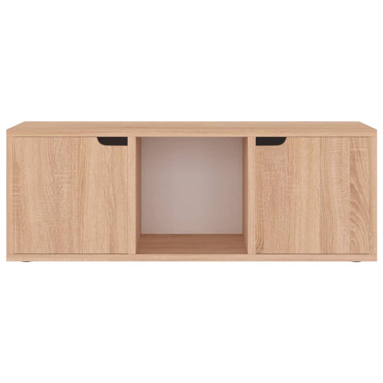 Tv-meubel 88,5x27,5x30,5 cm spaanplaat sonoma eikenkleurig MeubelReus