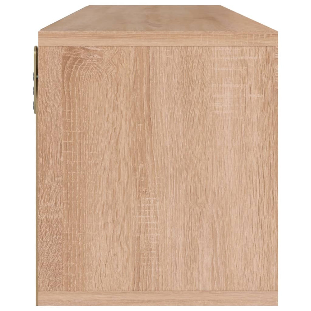 Tv-meubel 88,5x27,5x30,5 cm spaanplaat sonoma eikenkleurig MeubelReus