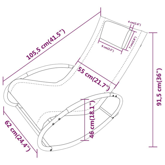 Ligbed met kussen staal en textileen groen MeubelReus