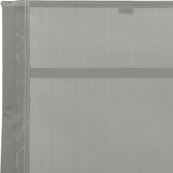 Ligbed staal en textileen grijs MeubelReus