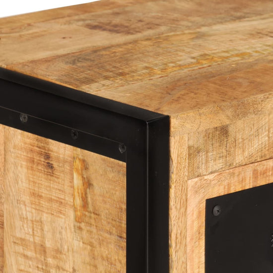 Wijnrek voor 16 flessen massief mangohout MeubelReus