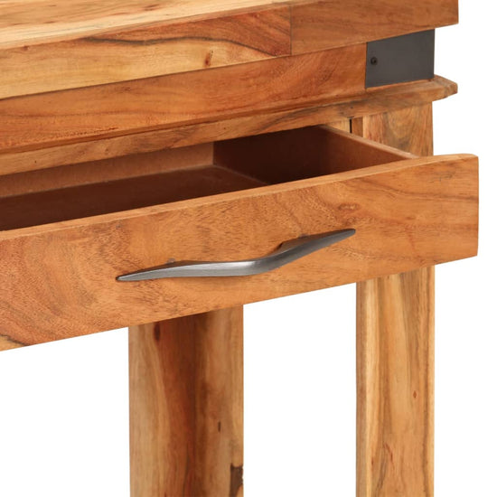 Wandtafel 110x34x74 cm massief acaciahout MeubelReus