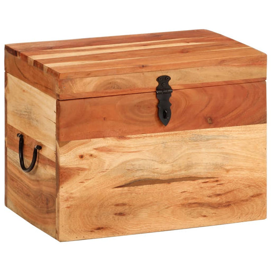 Opbergbox 39x28x31 cm massief acaciahout MeubelReus