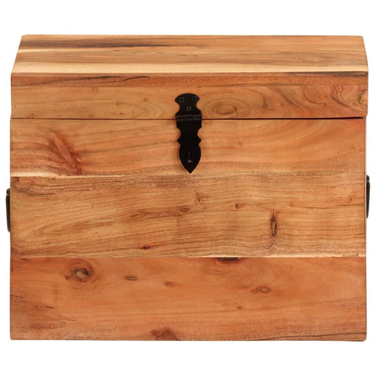 Opbergbox 39x28x31 cm massief acaciahout MeubelReus