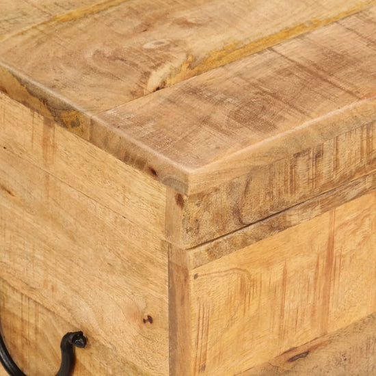 Opbergbox 39x28x31 cm massief mangohout MeubelReus