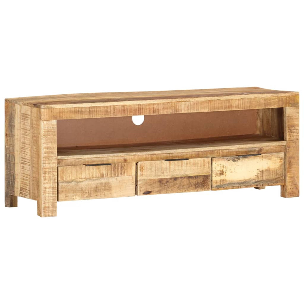 Tv-meubel 110x30x40 cm ruw mangohout MeubelReus